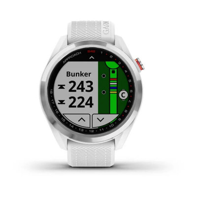 Montre Garmin Approach S42 Blanc| Achat sur CarreGolf.com