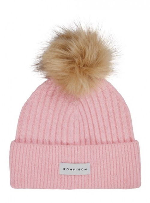 rohnisch bonnet pompom rib beanie