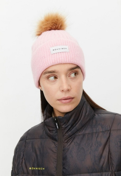 rohnisch bonnet pompom rib beanie