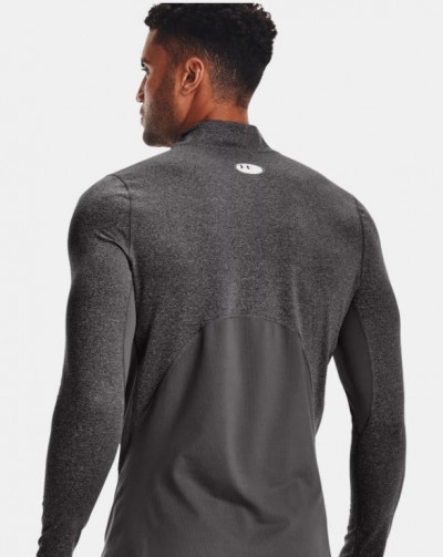 UA CG Armour Fitted Mock - Grey | Achat sur CarreGolf.com