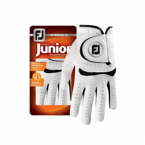 Footjoy Gant Junior Blanc/Noir Gaucher