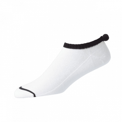 Footjoy  Chaussettes Pompom  Blanc/Noir