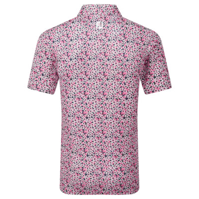Footjoy polo imprimé primevère en fil d'écosse homme