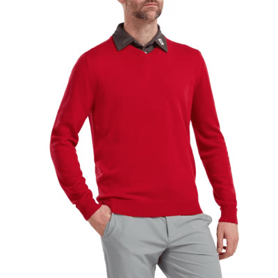 pull col v wool blend v-neck