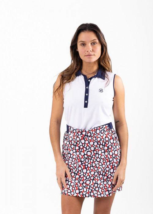 chiberta polo cute sans manches femme