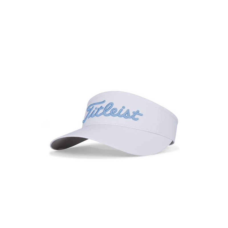 Titleist - Visière femme SunDrop -  Blanc/Bleu ciel