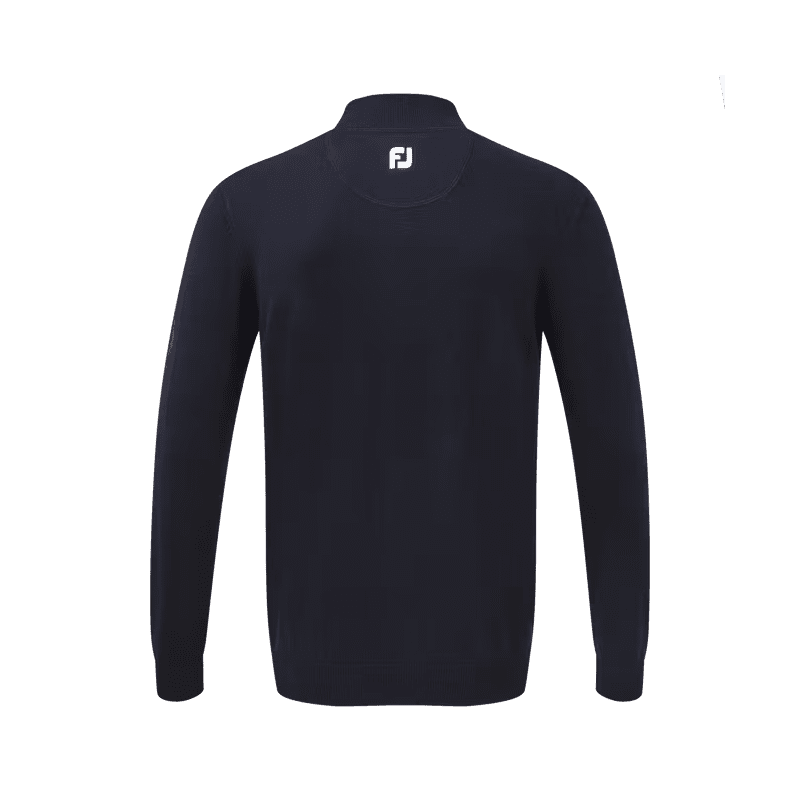 footjoy  pull homme wool blend 1/2 zip - Marine