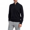 footjoy  pull homme wool blend 1/2 zip - Marine