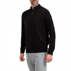 footjoy pull homme wool blend 1/2 zip