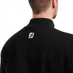 Footjoy Pull en laine Windstopper 1/2 zip - Noir