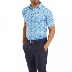 Footjoy polo imprimé primevère en fil d'écosse homme