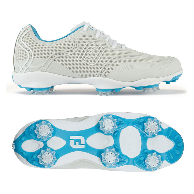 footjoy - chaussures FJ aspire - blanc/bleu