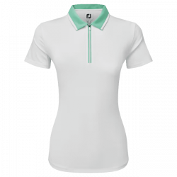 Footjoy polo uni en fil d'écosse femme