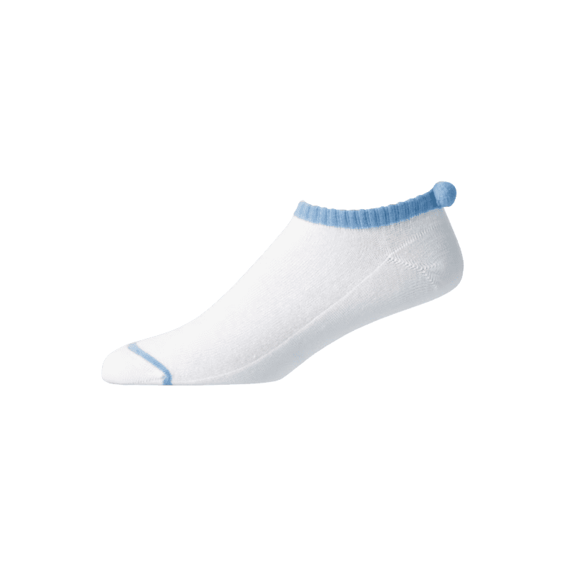 Footjoy Chaussettes Pompom  Blanc/Bleu