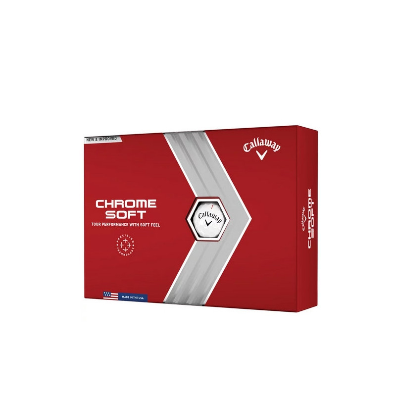 12 Balles Chrome Soft 2022 Callaway | Achats sur CarreGolf.com