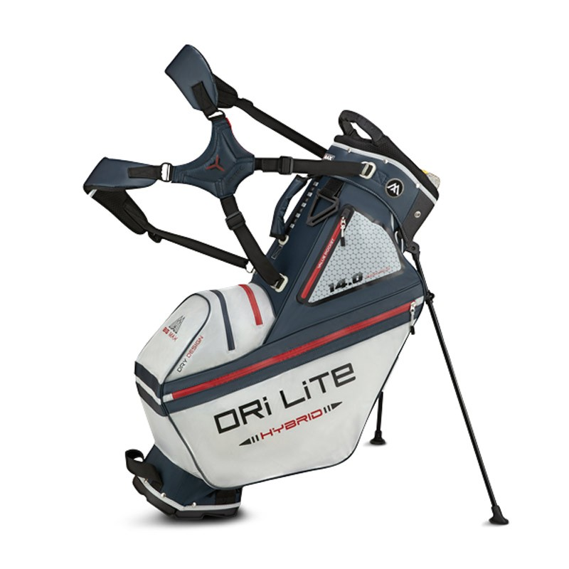 big max - sac trepied dri-lite hybrid tour argent/bleu/rouge