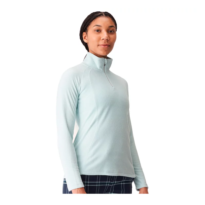 rohnisch - sweat amy fleece 1/2 zip - bleu clair