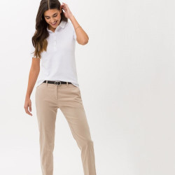 Polo femme Brax Cleo blanc  collection P/E 2023 | Sur CarreGolf.com