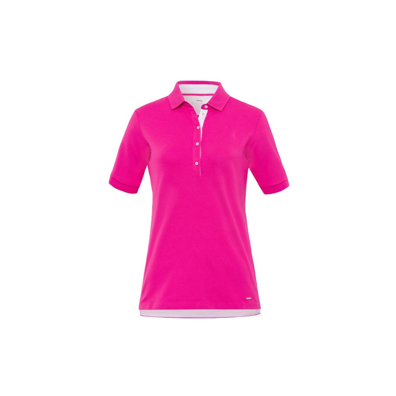 Polo Brax Cleo fuchsia  collection P/E 2023 | Sur CarreGolf.com