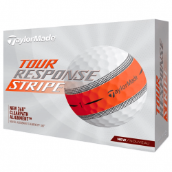 Taylormade  balles tour response stripe orange