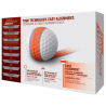 Taylormade  balles tour response stripe orange