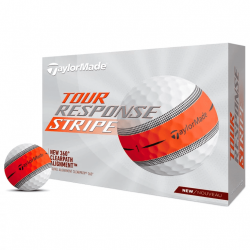 Taylormade  balles tour response stripe orange