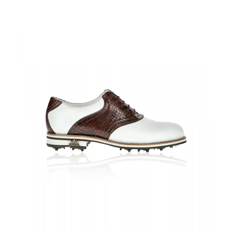 Lambda ferrara chaussure homme (Blanc/Marron)