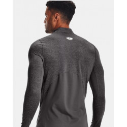 UA CG Armour Fitted Mock - Grey | Achat sur CarreGolf.com