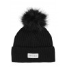 rohnisch bonnet pompom rib beanie