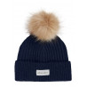 rohnisch bonnet pompom rib beanie