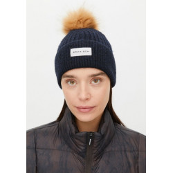 rohnisch bonnet pompom rib beanie