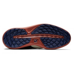 Footjoy - Chaussures homme spikeless Traditions - Vanille/Marine