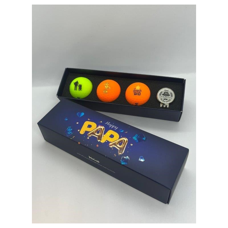 Volvik - Coffret papa (3 balles +ball marker)