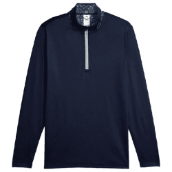 Puma - Sweat X Liberty 1/4 zip Navy Blazer Green  | Achat sur CarreGolf.com