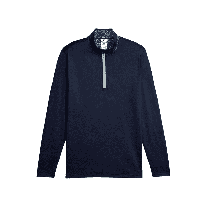 Puma - Sweat X Liberty 1/4 zip Navy Blazer Green  | Achat sur CarreGolf.com