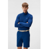 j.lindeberg pull luke quarter zip mid layer homme club blue