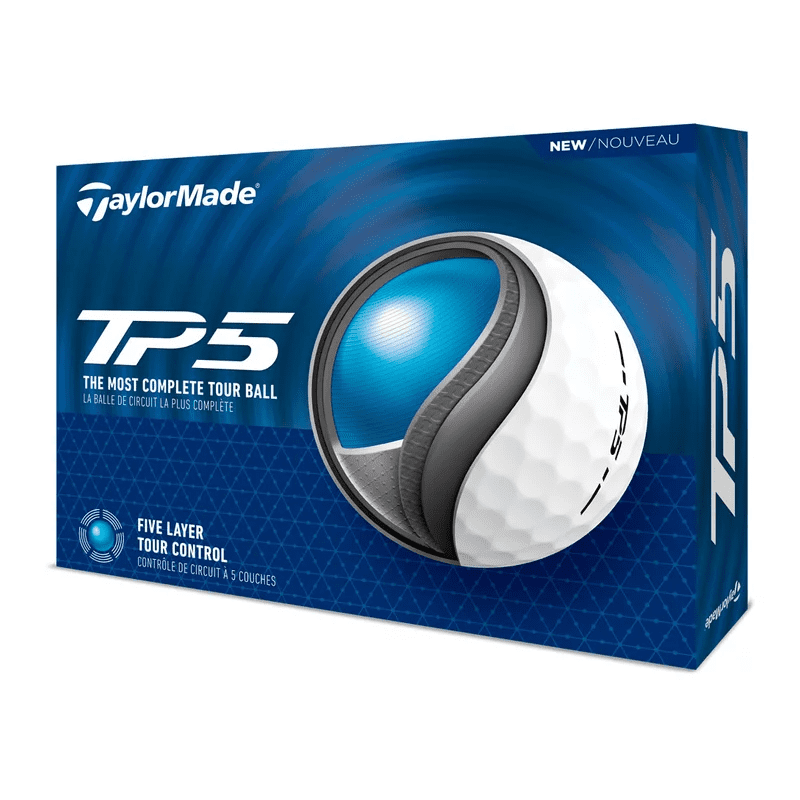 Taylormade - Balles TP5 Blanches