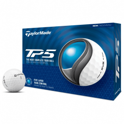 Taylormade - Balles TP5 Blanches