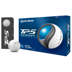 Taylormade - Balles TP5 Blanches