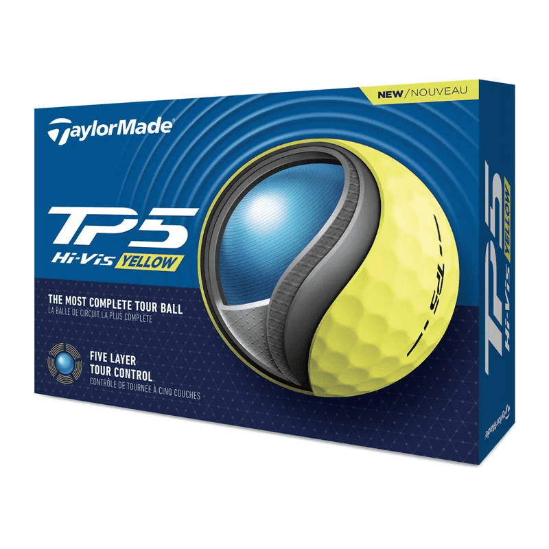 Balles TP5 Jaunes - Taylormade