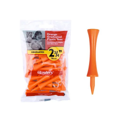 masters tees plastique étages 70mm orange