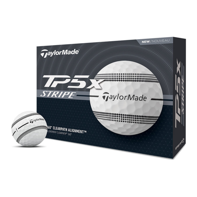 Balles Taylormade TP5 X stripe