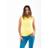 Chiberta polo alegria sans manches jaune femme