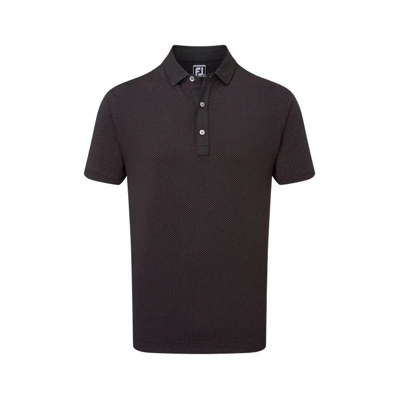 footjoy polo jacquard avec imprimé points