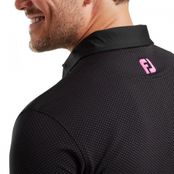 footjoy polo jacquard avec imprimé points